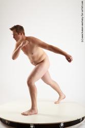 Nude Man White Standing poses - ALL Average Short Brown Standing poses - simple Realistic